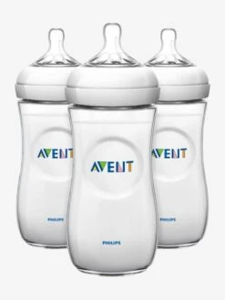 Lot De 3 Biberons 330 Ml Philips AVENT Natural Sans BPA Transparent - Philips Avent -Produits Pour Bébés Magasin lot de 3 biberons 330 ml philips avent natural sans bpa 1