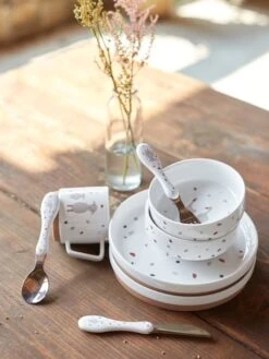 Lot De 3 Couverts 2e âge LÄSSIG Tiny Farmer Mouton/oie Blanc - Lassig -Produits Pour Bébés Magasin lot de 3 couverts 2e age lassig tiny farmer 1