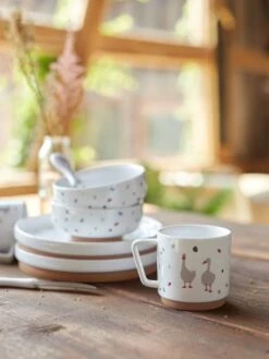 Lot De 3 Couverts 2e âge LÄSSIG Tiny Farmer Mouton/oie Blanc - Lassig -Produits Pour Bébés Magasin lot de 3 couverts 2e age lassig tiny farmer 2