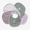 Lot De 5 Bavoirs Naissance Lot Chat Rose - Vertbaudet -Produits Pour Bébés Magasin lot de 5 bavoirs naissance