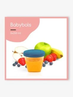 Lot De 6 Boîtes Hermétiques 250 Ml BABYMOOV Babybols Lot De 6 - Babymoov -Produits Pour Bébés Magasin lot de 6 boites hermetiques 250 ml babymoov babybols 1