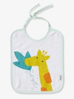 Lot De 7 Bavoirs Bébé VERTBAUDET Imprimé Jungle - Vertbaudet -Produits Pour Bébés Magasin lot de 7 bavoirs bebe vertbaudet 4