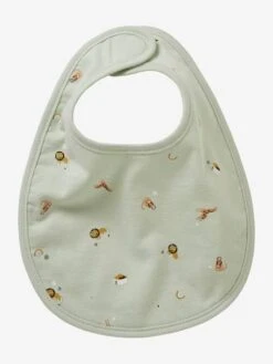 Lot De 7 Bavoirs Naissance En Coton Bio* Vertbaudet Blanc Jungle - Vertbaudet -Produits Pour Bébés Magasin lot de 7 bavoirs naissance en coton bio vertbaudet 2