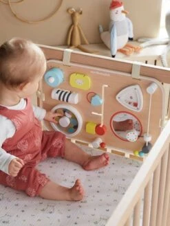 Panneau D'activités En Bois FSC® Multicolore - Vertbaudet -Produits Pour Bébés Magasin panneau dactivites en bois fsc 1