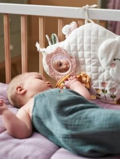 Panneau D'activités En Tissu PAYS ROSE Multicolore - Vertbaudet -Produits Pour Bébés Magasin panneau dactivites en tissu pays rose 2