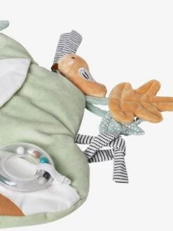 Panneau D'activités Musical En Tissu TANZANIE Blanc - Vertbaudet -Produits Pour Bébés Magasin panneau dactivites musical en tissu tanzanie 2