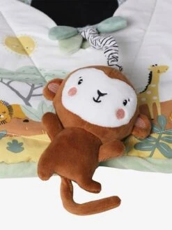 Panneau D'activités Musical En Tissu TANZANIE Blanc - Vertbaudet -Produits Pour Bébés Magasin panneau dactivites musical en tissu tanzanie 4