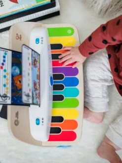 Piano Connecté Magic Touch - HAPE Blanc - Hape -Produits Pour Bébés Magasin piano connecte magic touch hape 3