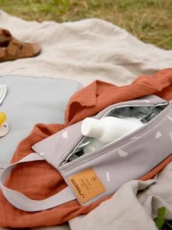 Pochette Isotherme LÄSSIG Taupe - Lassig -Produits Pour Bébés Magasin pochette isotherme lassig 5