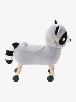 Raton Laveur Masqué à Roulettes En Peluche Et Bois FSC® Multicolore - Vertbaudet -Produits Pour Bébés Magasin raton laveur masque a roulettes en peluche et bois fsc 4