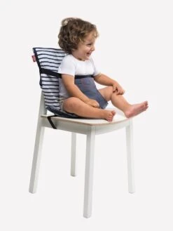 Rehausseur BABYTOLOVE Chaise Nomade Blanc / Marine - Baby To Love -Produits Pour Bébés Magasin rehausseur babytolove chaise nomade 3