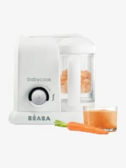 Robot 4 En 1 BEABA Babycook Solo Blanc/vert - Beaba -Produits Pour Bébés Magasin robot 4 en 1 beaba babycook solo 1