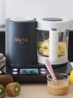 Robot Connecté BEABA Babycook Smart Gris Anthracite/blanc - Beaba -Produits Pour Bébés Magasin robot connecte beaba babycook smart 3