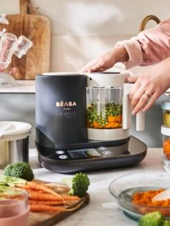 Robot Connecté BEABA Babycook Smart Gris Anthracite/blanc - Beaba -Produits Pour Bébés Magasin robot connecte beaba babycook smart 4