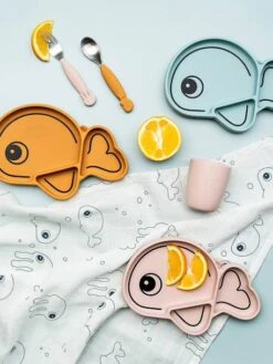 Set 2 Couverts DONE BY DEER YummyPlus Sea Friends Rose - Done By Deer -Produits Pour Bébés Magasin set 2 couverts done by deer yummyplus sea friends 5