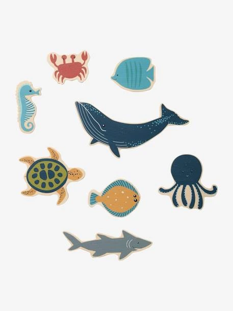 Set D'animaux Marins En Bois FSC® Bleu - Vertbaudet 3 Set D'animaux Marins En Bois FSC® Bleu - Vertbaudet