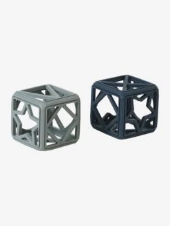 Set De 2 Cubes En Silicone Bleu - Vertbaudet -Produits Pour Bébés Magasin set de 2 cubes en silicone 3