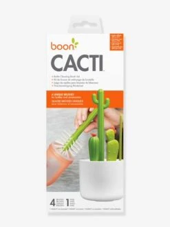 Set De 4 Brosses Cactus - Boon Blanc - Boon -Produits Pour Bébés Magasin set de 4 brosses cactus boon 2