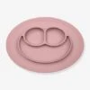 Set De Table Tout-en-un Avec Assiette EZPZ Mini Mat En Silicone Rose - EZPZ -Produits Pour Bébés Magasin set de table tout en un avec assiette ezpz mini mat en silicone
