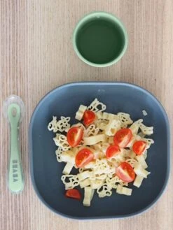 Set Vaisselle 4 Pièces Silicone BEABA Rose - Beaba -Produits Pour Bébés Magasin set vaisselle 4 pieces silicone beaba 3