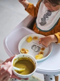 Set Vaisselle En Céramique Et Silicone HANOÏ Hérissons - Vertbaudet -Produits Pour Bébés Magasin set vaisselle en ceramique et silicone hanoi 3