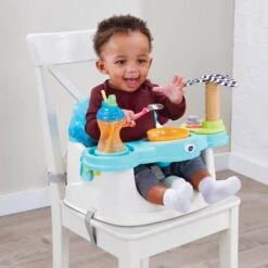 Siège-Réhausseur Interactif 5 En 1 - VTECH Multicolore - Toutes Les Marques -Produits Pour Bébés Magasin siege rehausseur interactif 5 en 1 vtech 1