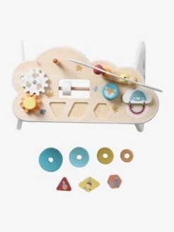 Table Basse D'activités Nuage Les Amis De La Forêt En Bois FSC® Blanc - Vertbaudet -Produits Pour Bébés Magasin table basse dactivites nuage les amis de la foret en bois fsc 3
