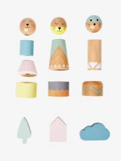 Table D'activités Petits Sioux En Bois FSC® Multicolore - Vertbaudet -Produits Pour Bébés Magasin table dactivites petits sioux en bois fsc 3