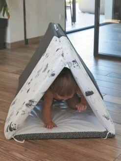 Tapis De Motricité XL Black And White Experience - CANDIDE Blanc - Candide -Produits Pour Bébés Magasin tapis de motricite xl black and white experience candide 5