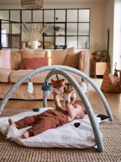 Tapis D'éveil Avec Arche Renard Vert Gris - Vertbaudet -Produits Pour Bébés Magasin tapis deveil avec arche renard 2