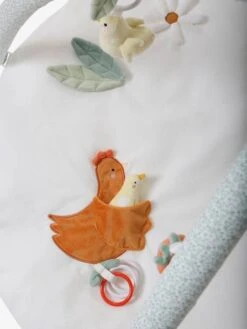 Tapis D'éveil Avec Arches En Coton Nid D'abeille LOVELY FARM Lovely Farm - Multicolore - Vertbaudet -Produits Pour Bébés Magasin tapis deveil avec arches en coton nid dabeille lovely farm 5