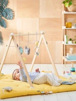 Tapis D'éveil En Lange Sans Arche Tropik Moutarde - Vertbaudet -Produits Pour Bébés Magasin tapis deveil en lange sans arche tropik 2
