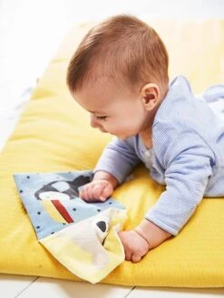 Tapis D'éveil En Lange Sans Arche Tropik Moutarde - Vertbaudet -Produits Pour Bébés Magasin tapis deveil en lange sans arche tropik 3