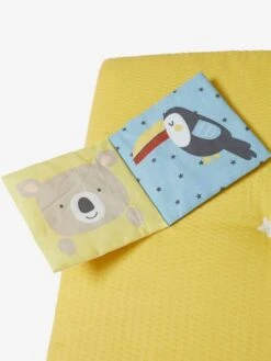 Tapis D'éveil En Lange Sans Arche Tropik Moutarde - Vertbaudet -Produits Pour Bébés Magasin tapis deveil en lange sans arche tropik 4