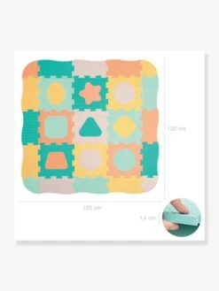 Tapis Géométrique Touch LUDI Multicolore - Ludi -Produits Pour Bébés Magasin tapis geometrique touch ludi 1