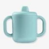 Tasse D'apprentissage BEABA En Silicone Bleu - Beaba -Produits Pour Bébés Magasin tasse dapprentissage beaba en silicone
