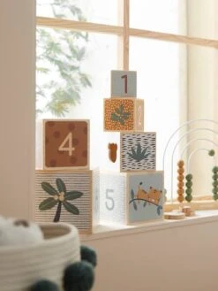 Tour De Cubes Avec Formes à Encastrer En Bois FSC® Beige - Vertbaudet -Produits Pour Bébés Magasin tour de cubes avec formes a encastrer en bois fsc 2