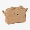 Trousse De Toilette Ourson En éponge Caramel - Vertbaudet