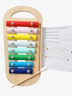 Xylophone Avec Partitions En Bois FSC® Multicolore - Vertbaudet -Produits Pour Bébés Magasin xylophone avec partitions en bois fsc 2